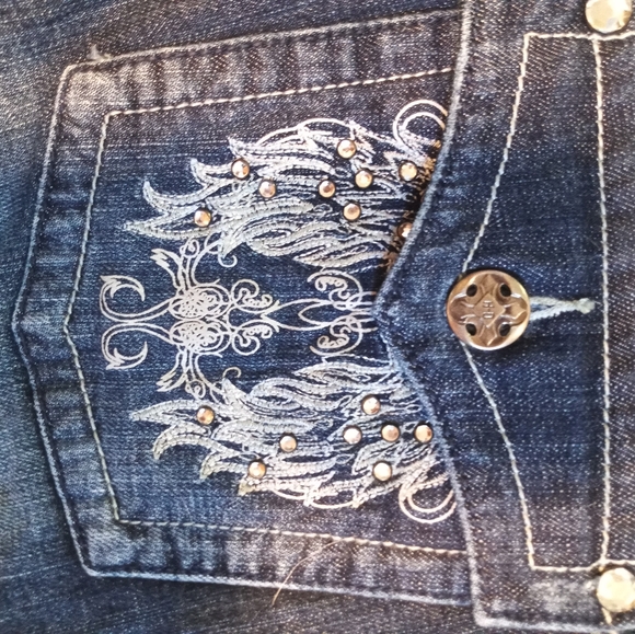 Women's Harley Davidson Boot Cut Jeans size 4 - Picture 3 of 4